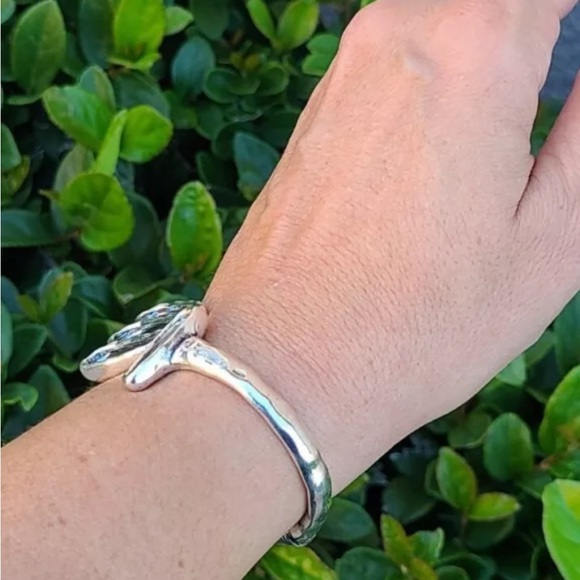 RAW NATURE • Bohemian Bracelet • Silver plated with Swarovski Crystals - Picture 11 of 14